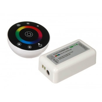 RGB touch контроллер 18A RF 216W 12V black round